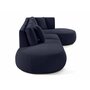 Voir la diapositive 5 : LISA DESIGN Santorini - canapé modulable d'angle droit - 5 places - en tissu texturé