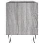 Voir la diapositive 5 : VIDAXL Armoire a disques sonoma gris 85x38x48 cm bois d'ingenierie