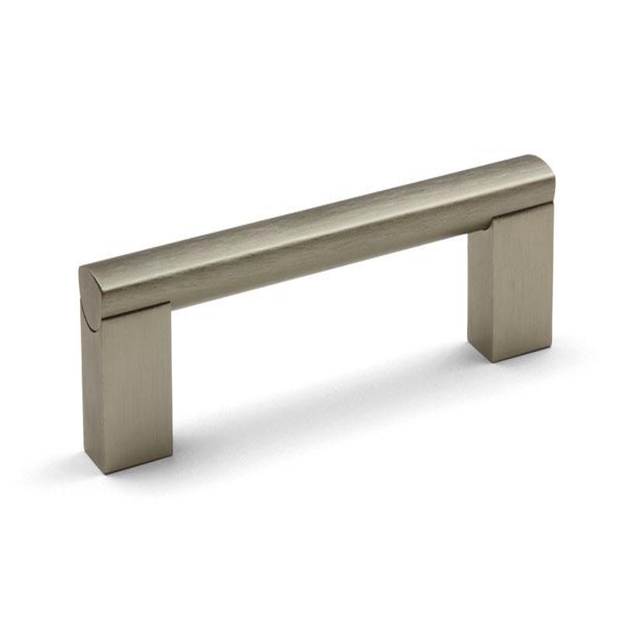 CENTRALE BRICO Poignée de meuble Porta 96 imitation inox + vis