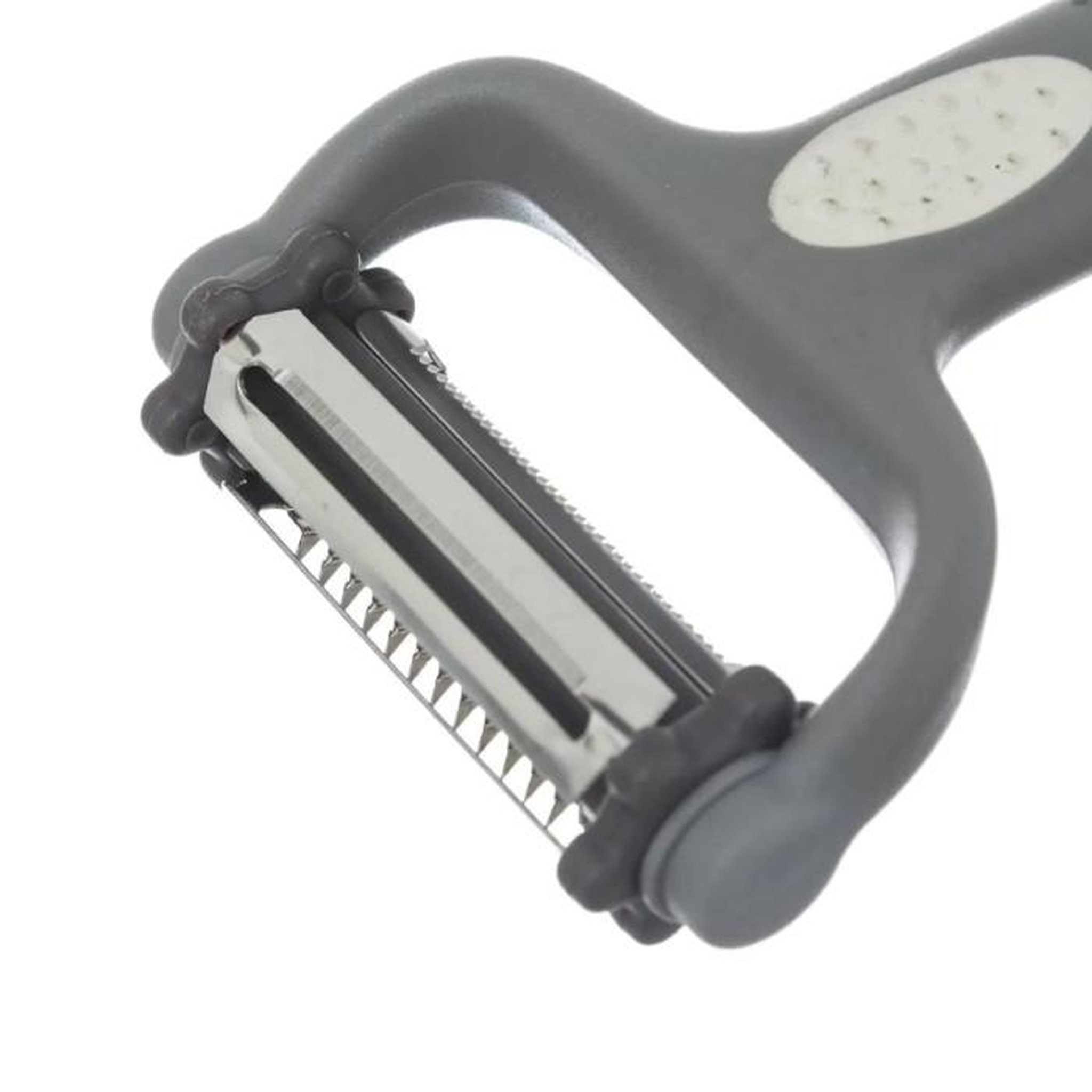 Voir la diapositive 4 : FIVE Éplucheur 3 Lames en Acier  Rasoir  15cm Gris