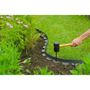 Voir la diapositive 6 : NATURE Bordure a gazon - NATURE - Gris - Rouleau - PE épaisseur 4 mm - H5 cm x 10 m - 10 clous torsadés noir - H20cm x 8 mm