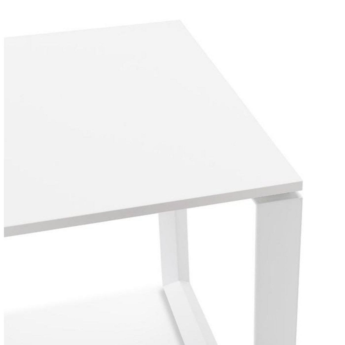 Paris Prix Bureau Design  Abigano  160cm Blanc