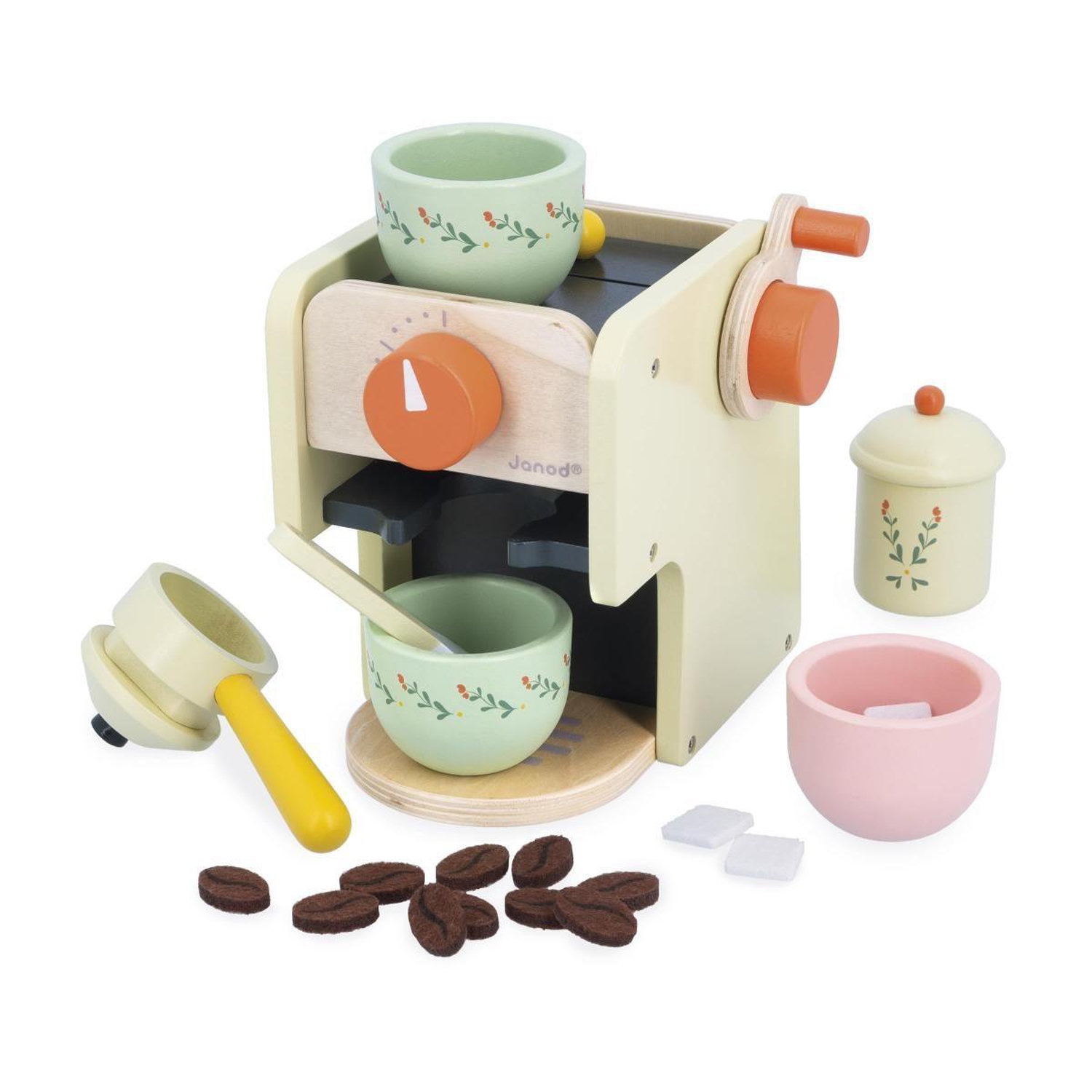 Machine a cafe en bois - Mamie Soleil