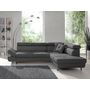 Voir la diapositive 2 : BEST MOBILIER Lisbona - canapé d'angle droit convertible - 5 places - avec têtières