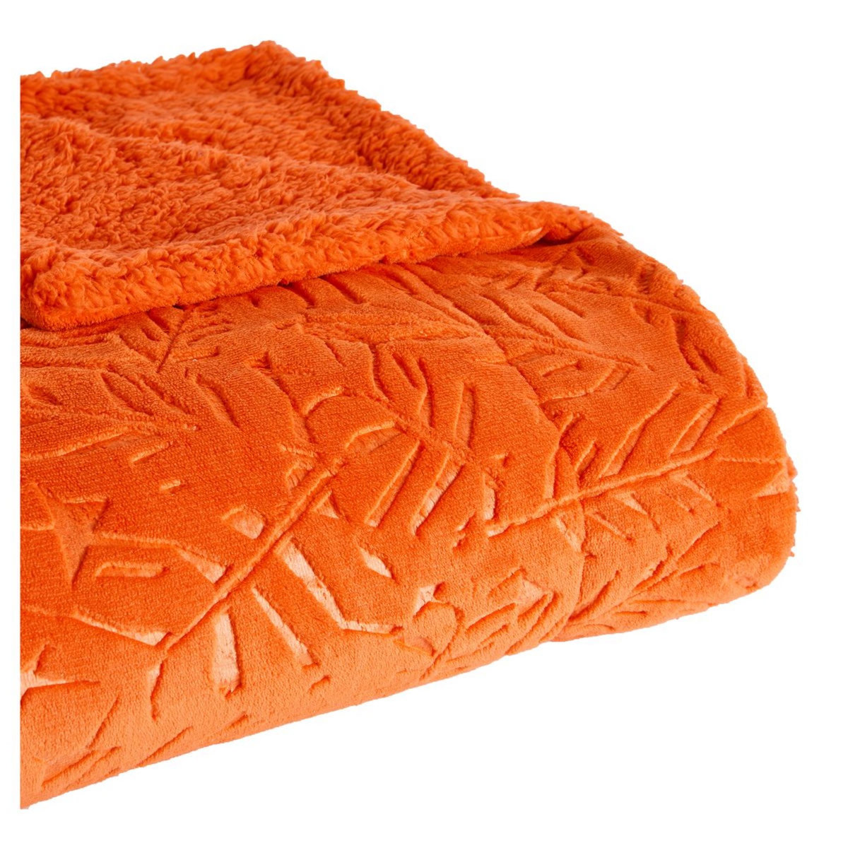 ACTUEL Plaid uni en flanelle 230 g/m² PARADISE