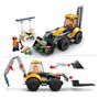 LEGO City 60385 La pelleteuse de chantier, Jouet Engin de Chantier, Jeu de Construction de Véhicules