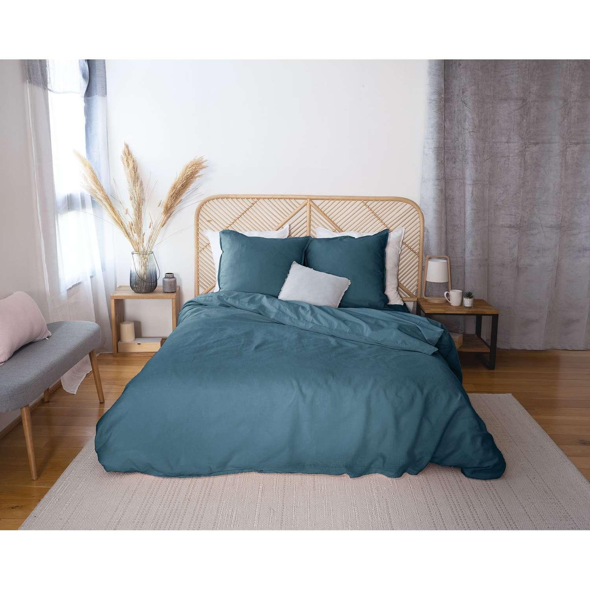 Voir la diapositive 2 : COTE DECO Parure de lit - coton et lin