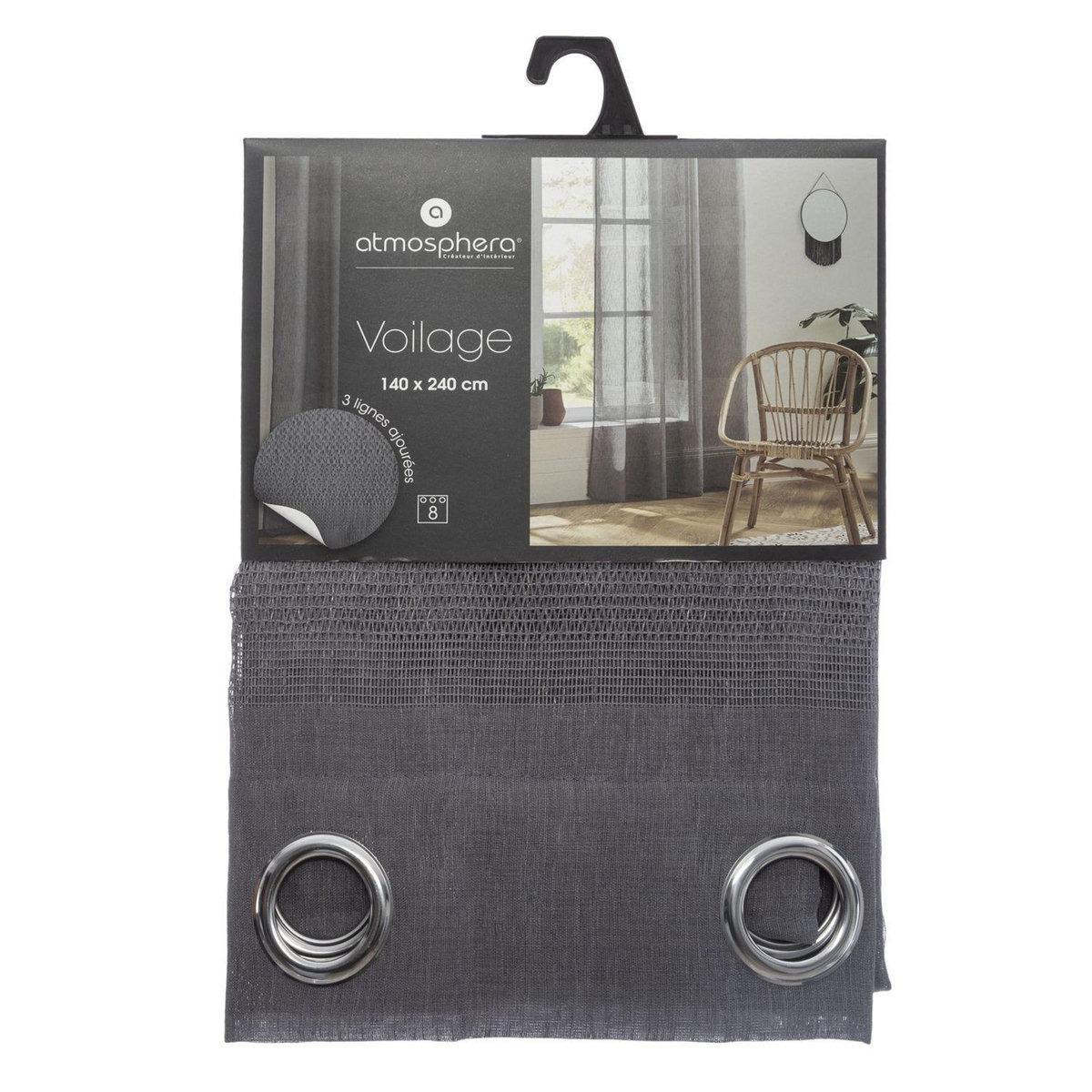 ATMOSPHERA Voilage Sab