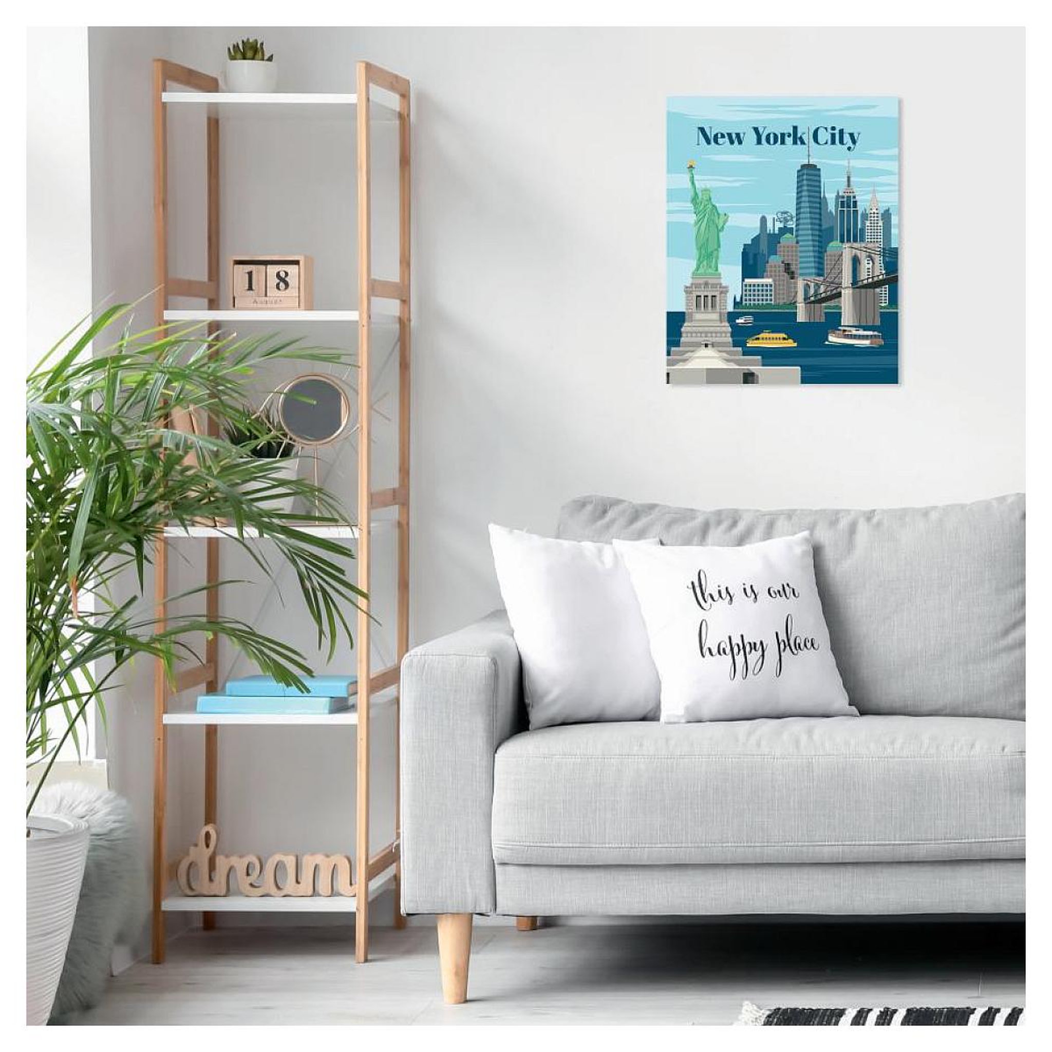 Voir la diapositive 4 : RAVENSBURGER Creart 24x30 cm new york peinture