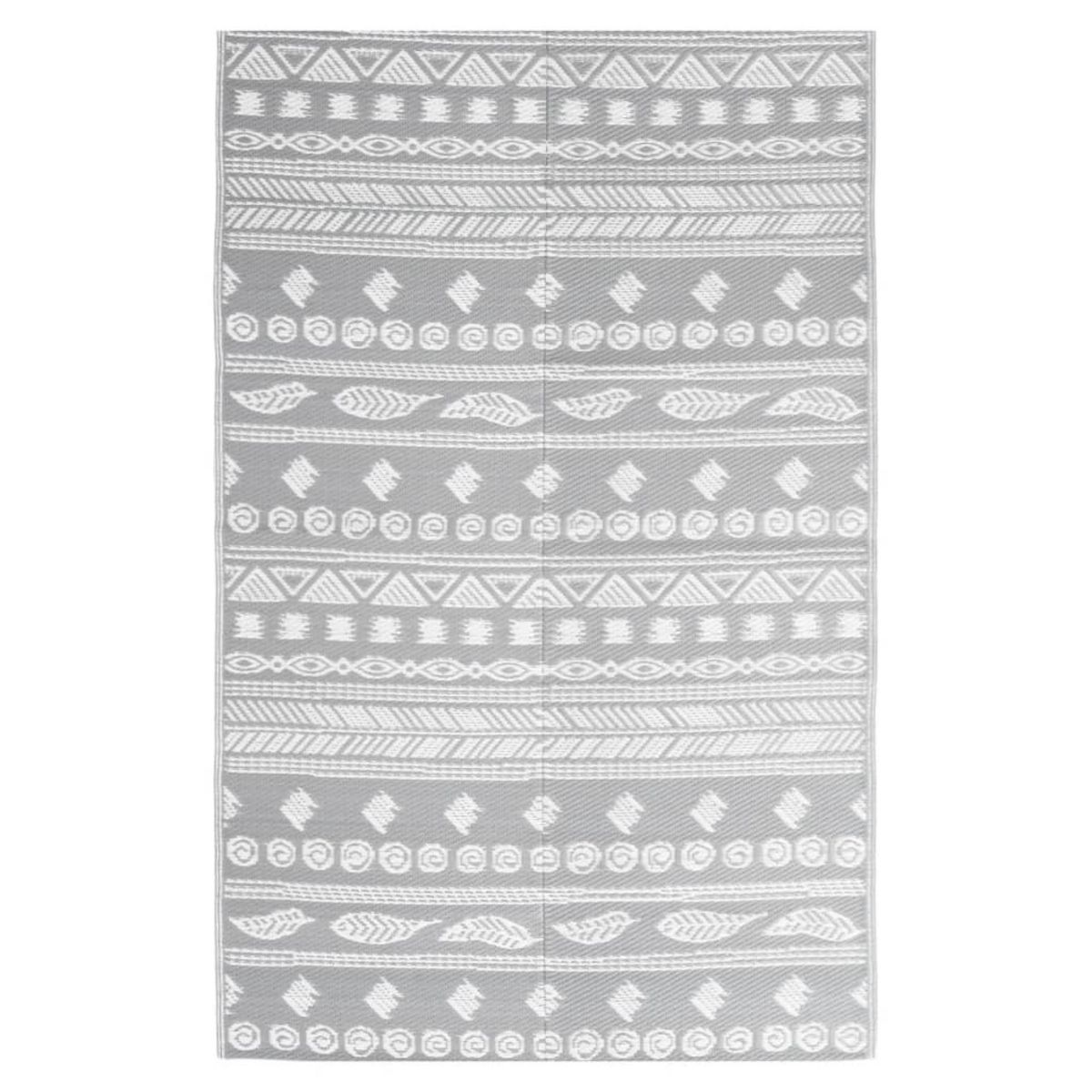 VIDAXL Tapis d'exterieur Gris 190x290 cm PP