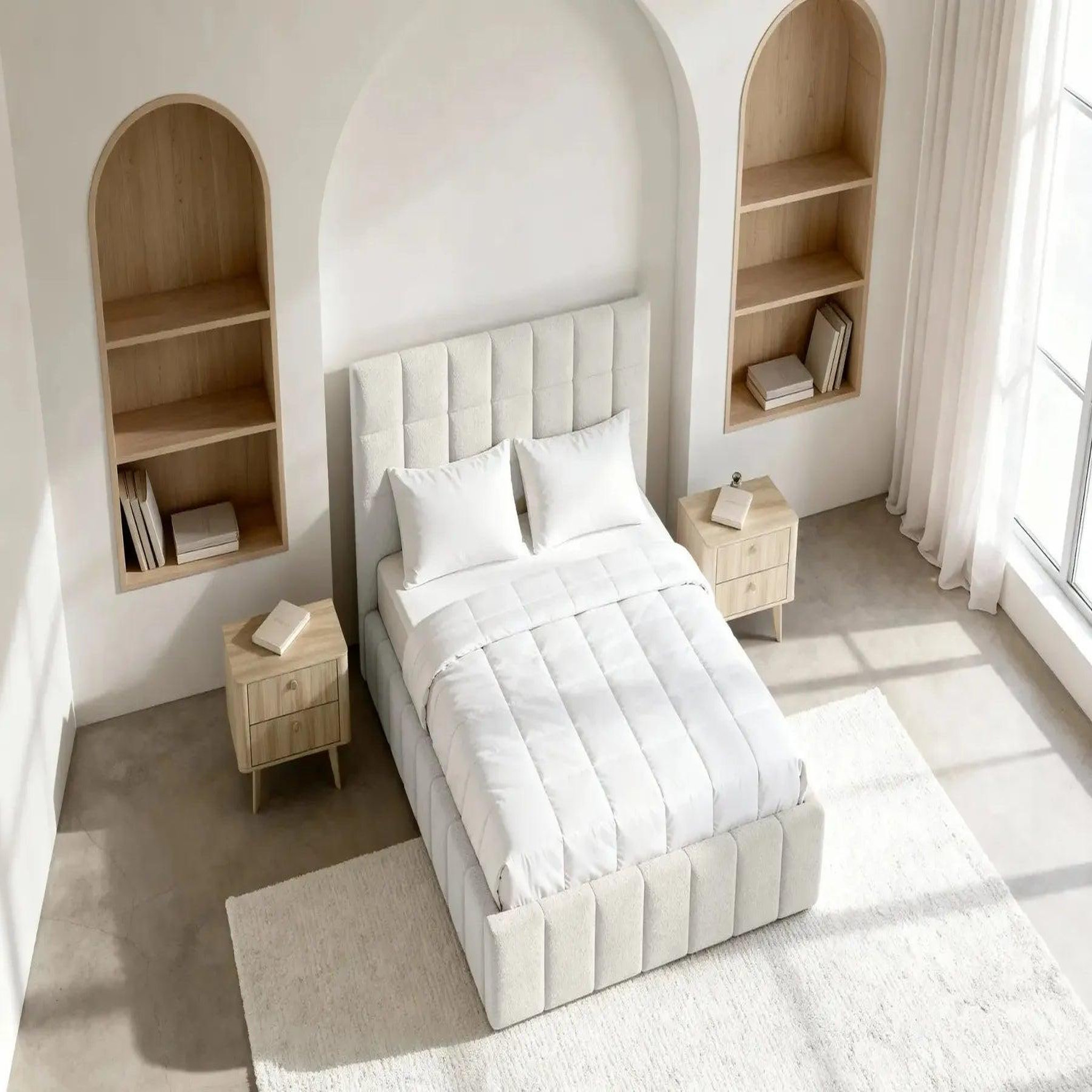 Voir la diapositive 5 : CASANOVA PARIS Florence - lit coffre tissu chenille