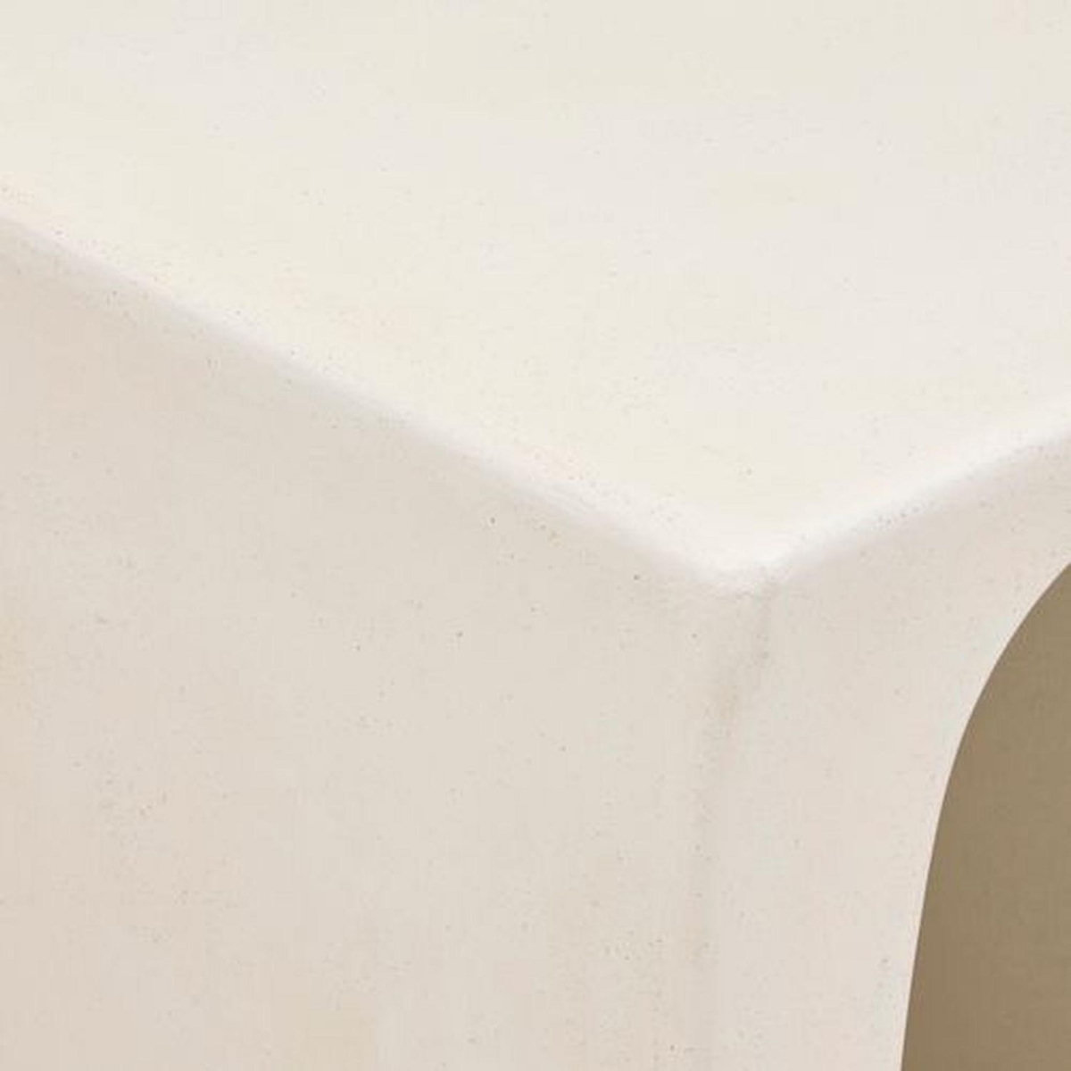 ATMOSPHERA Meuble bas 4 niches forme organique CHESNI - Ivoire