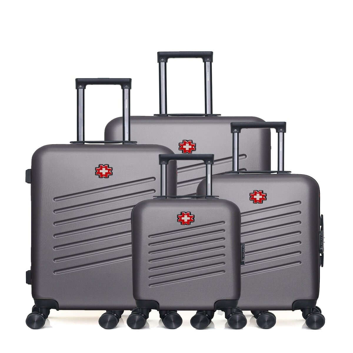 SWISS KOPPER SWISS KOPPER  -  Lot de 4  -  Valise grand format, valise weekend, valise cabine, valise cabine XXS ZURICH