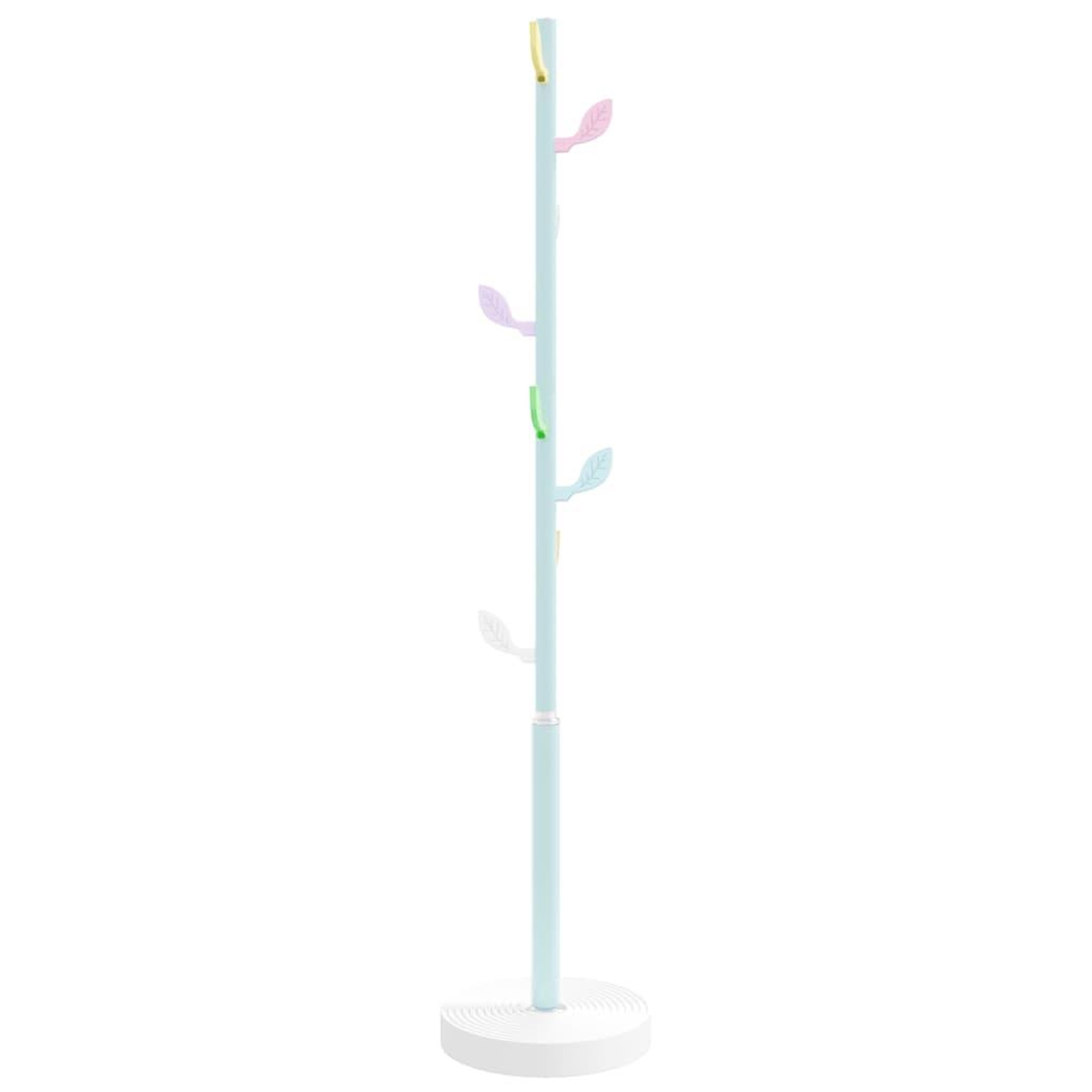 Voir la diapositive 2 : VIDAXL Porte-manteau bleu 172 cm fer enduit de poudre