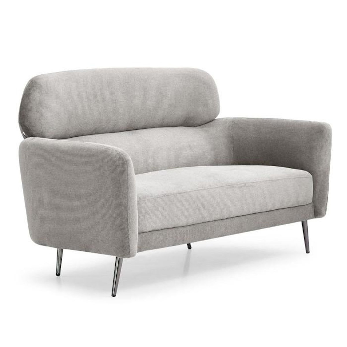 Paris Prix Canapé 2 Places en Tissu  Harison  142cm Gris