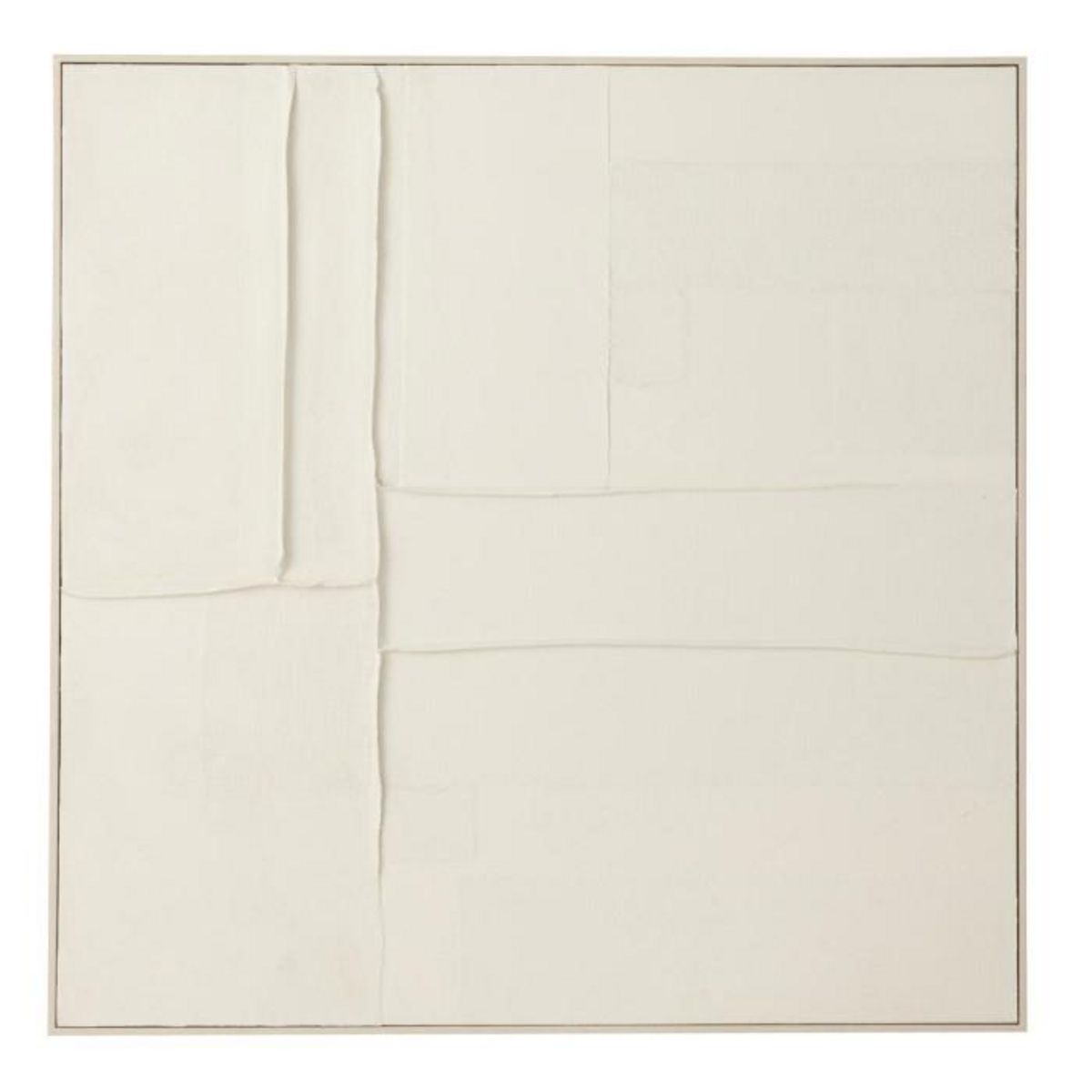 Paris Prix Tableau Déco  Log  102x102cm Blanc