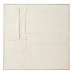 Paris Prix Tableau Déco  Log  102x102cm Blanc