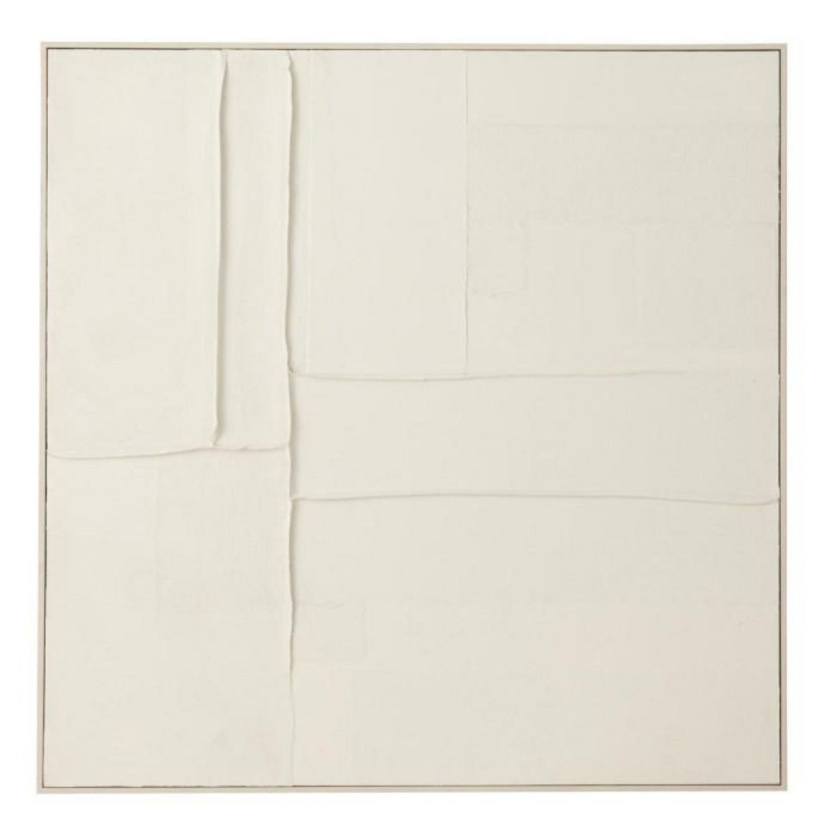 Paris Prix Tableau Déco  Log  102x102cm Blanc