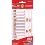 GLOBAL GIFT 36 étiquettes plastifiées - Chatons - Ultra-résistantes