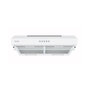 Voir la diapositive 1 : BRANDT Hotte visière 60cm 319m3/h blanc - BHC4611W