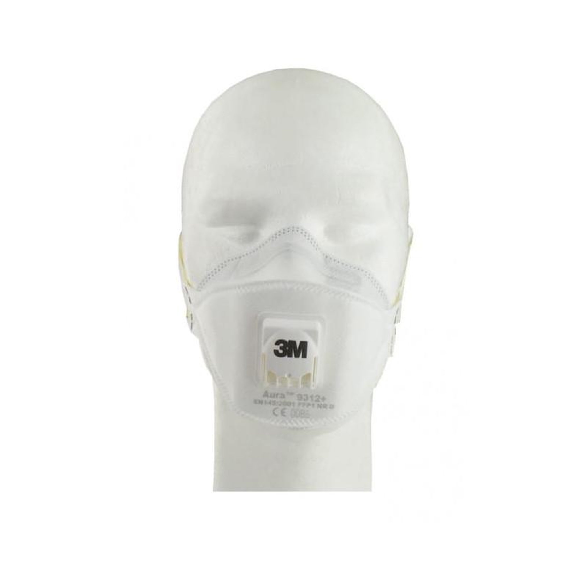 Voir la diapositive 3 : 3M Masque 3m aura 9312 anti-poussières pliable ffp1 avec soupape