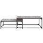 Voir la diapositive 4 : VIDAXL Tables basses gigognes 2 pcs sonoma gris bois d ingénierie