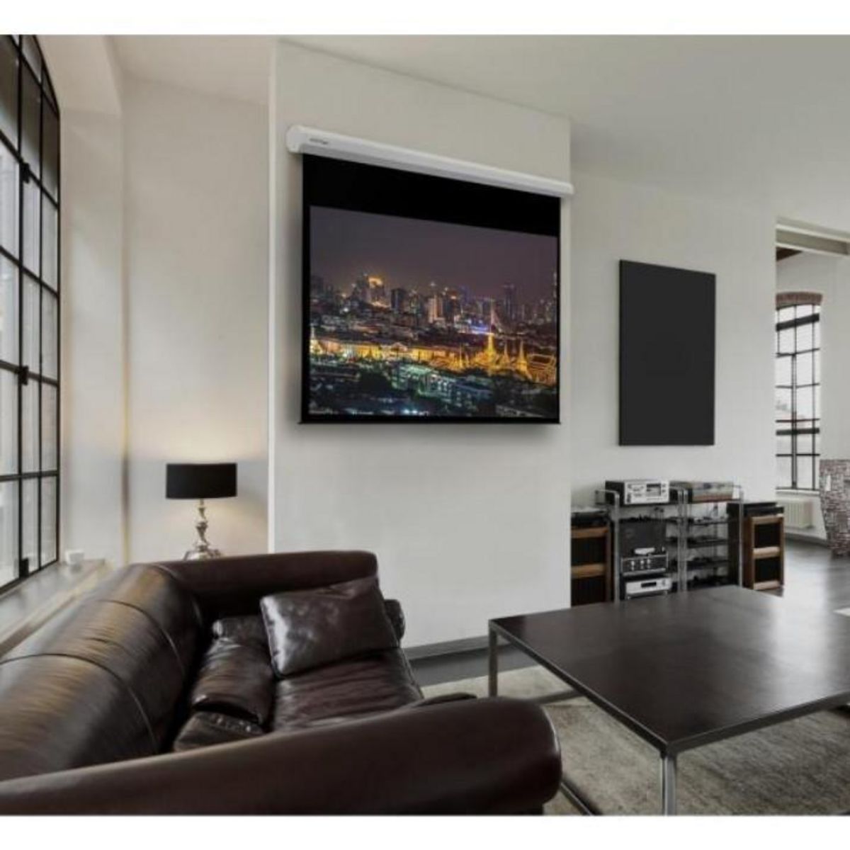 INSTAAL Ecran de projection motorisé 280x158cm - insmot280c3