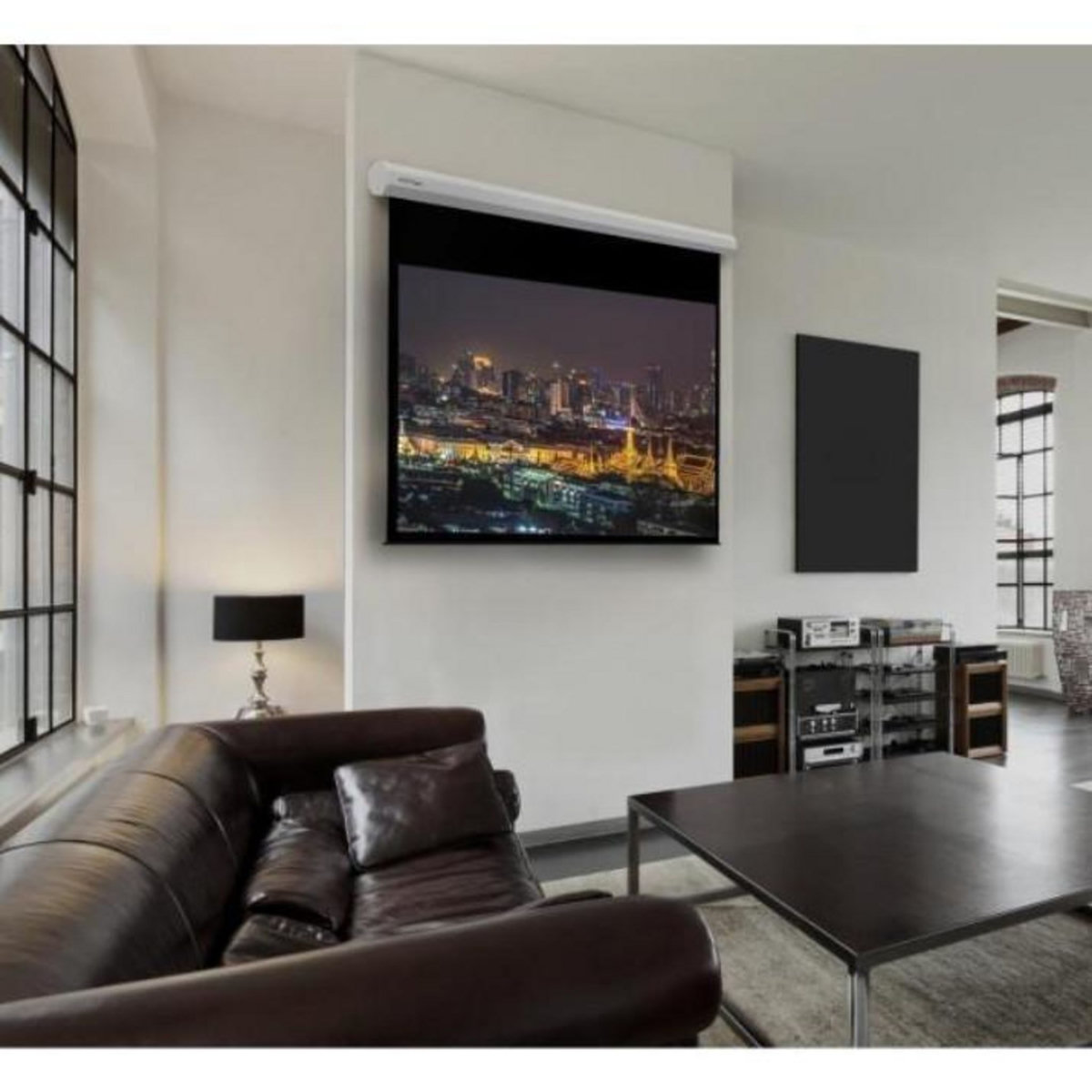 INSTAAL Ecran de projection motorisé 280x158cm - insmot280c3