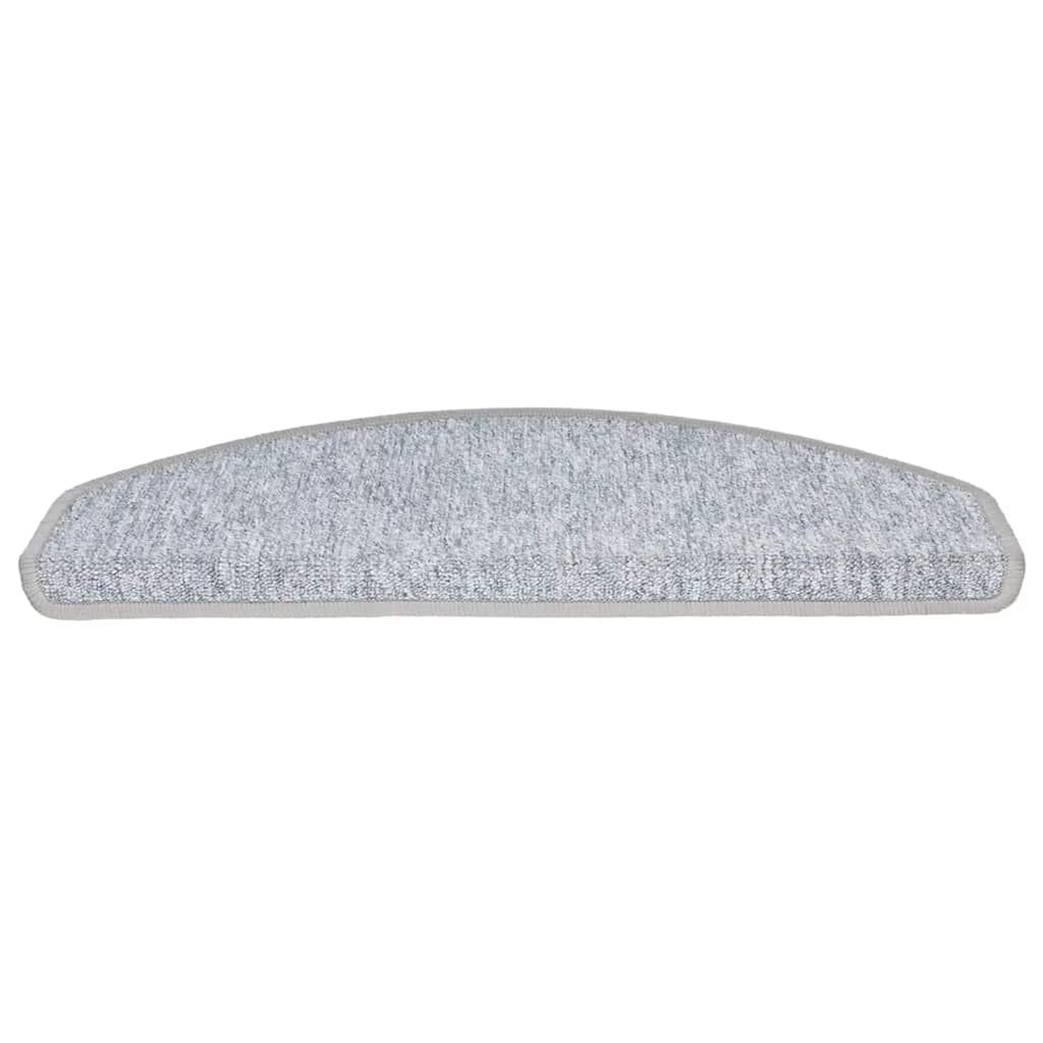 Voir la diapositive 3 : VIDAXL Tapis d'escalier 30 pcs gris clair 65x24x4 cm