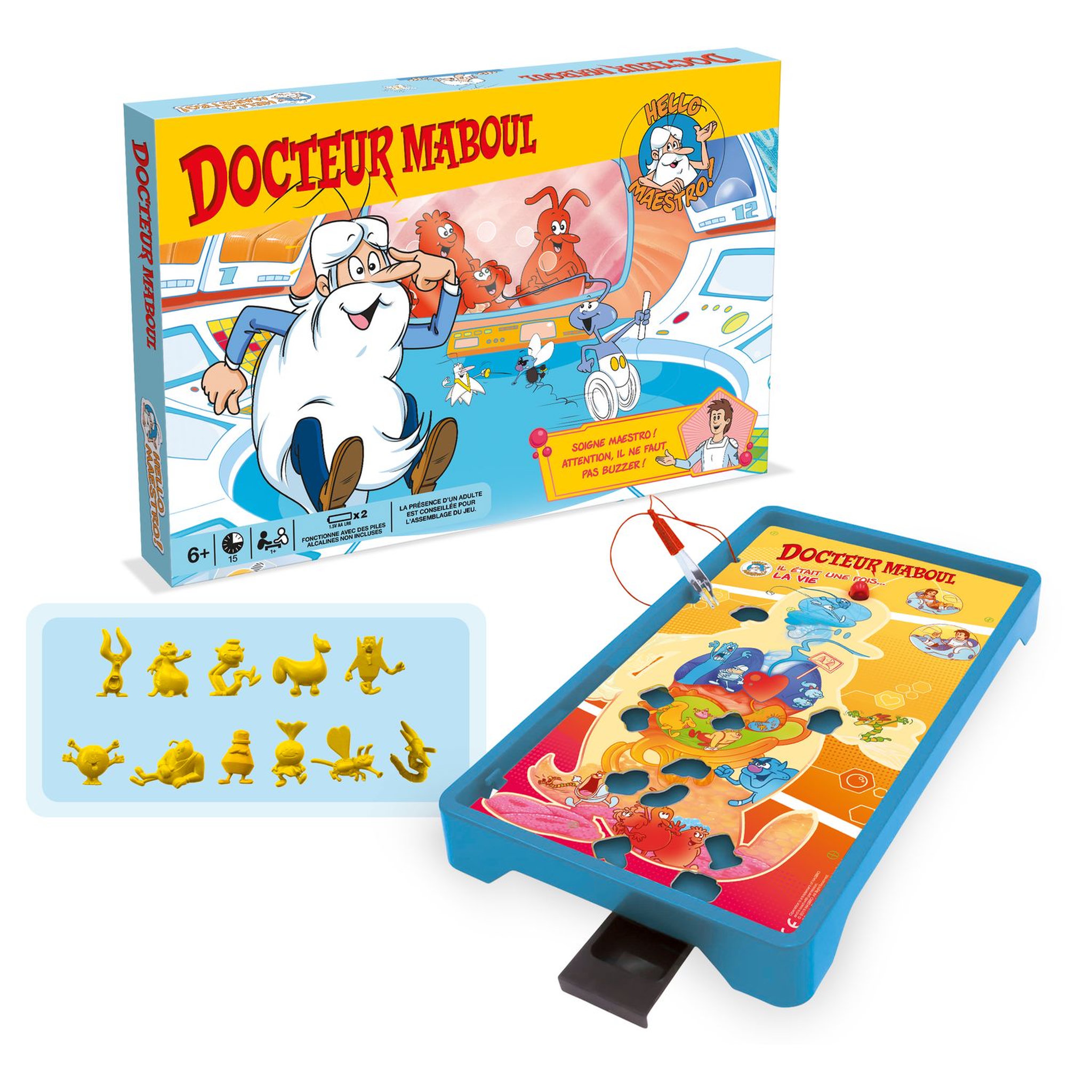 Voir la diapositive 2 :  WINNING MOVES Jeu Docteur Maboul Hello Maestro La vie 