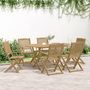 Voir la diapositive 3 : VIDAXL Chaises de jardin pliantes lot de 6 54,5x58x90 cm bois d'acacia