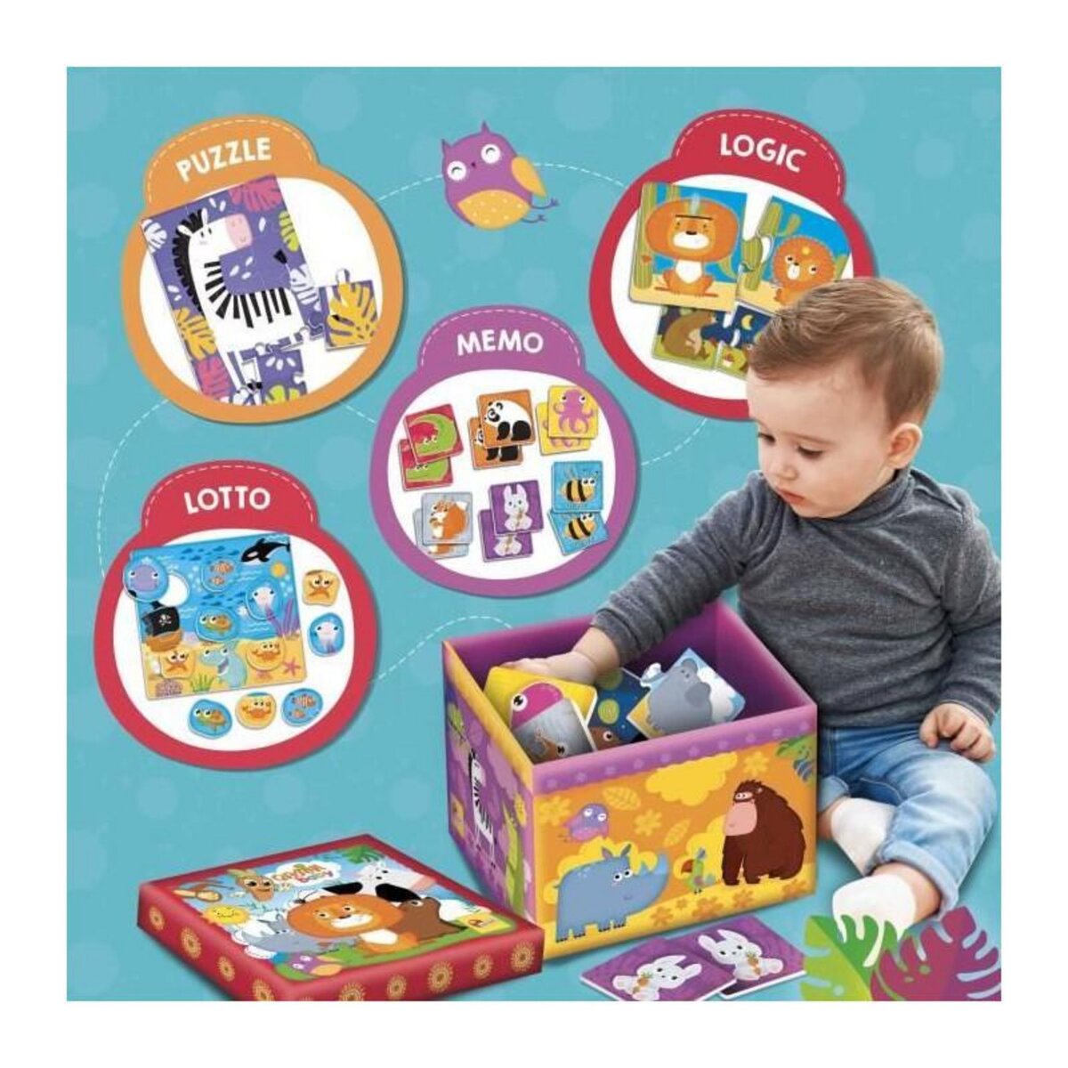 Liscianigiochi Coffret éducatif Lisciani coloré