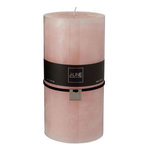 Paris Prix Bougie Cylindrique Déco  Junina  20cm Rose Poudré