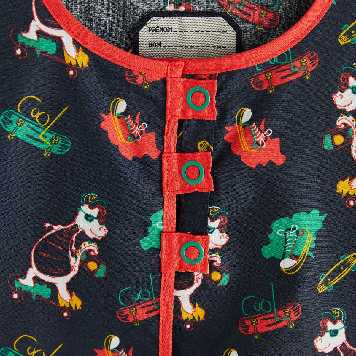 INEXTENSO Tablier en tissus dinosaures garçon