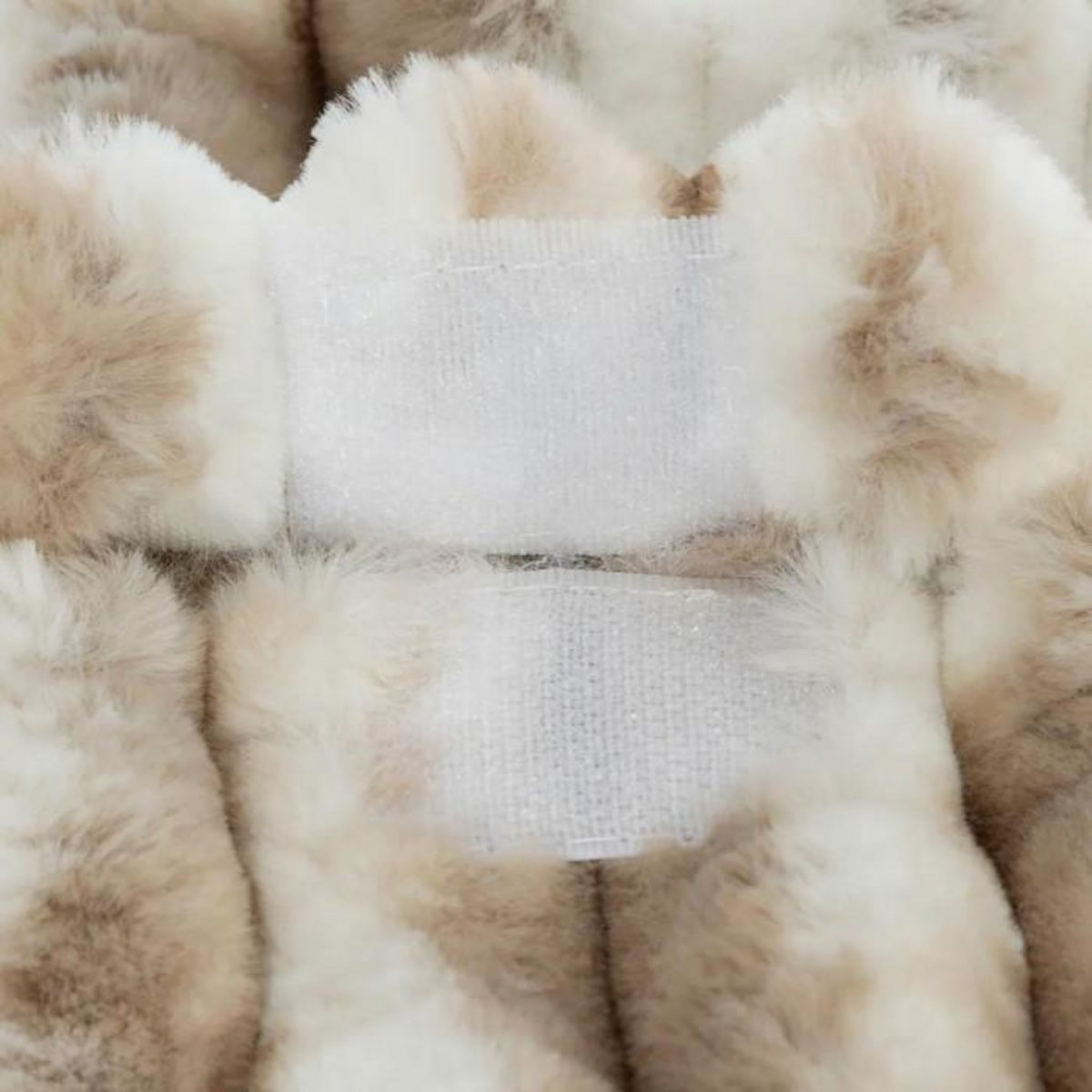 ATMOSPHERA Bouillotte Imitation Fourrure  Bicolore  2L Naturel