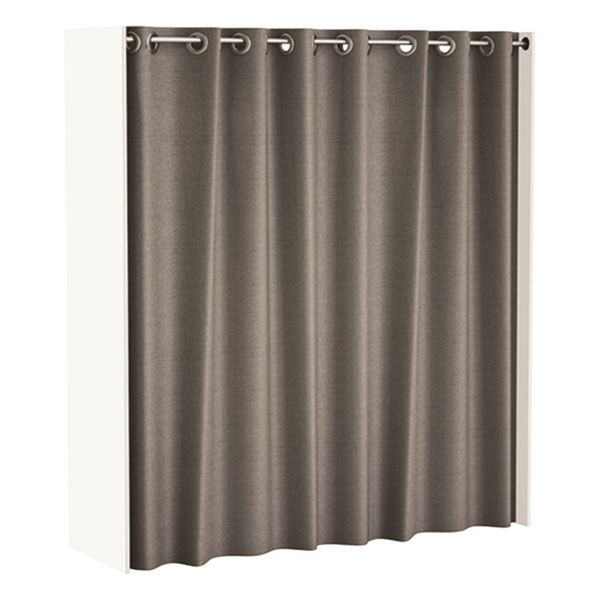 Kit dressing extensible CARGO,1 tiroir, L114-168xH187cm+ rideau