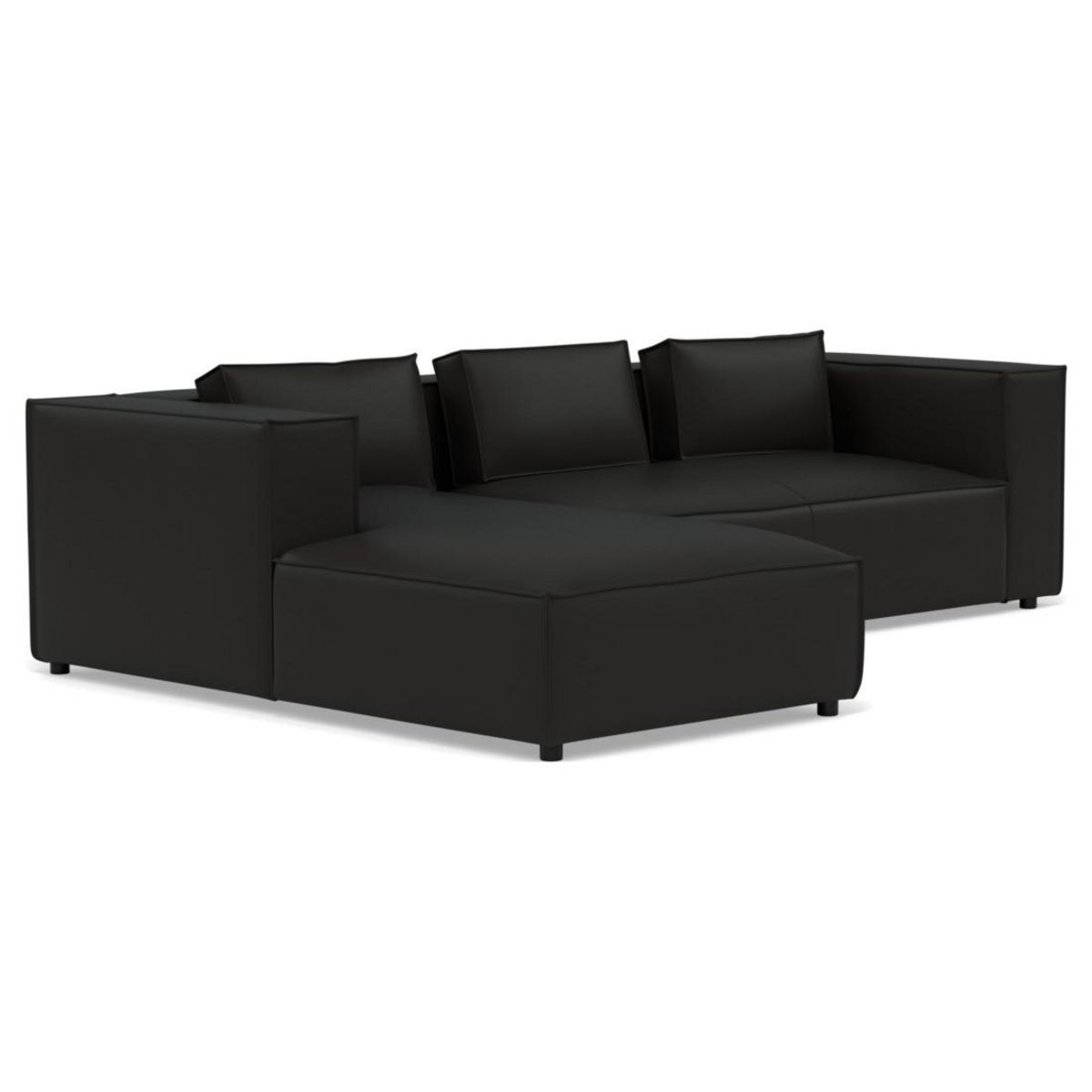 LISA DESIGN Stella - canapé d'angle gauche 4 places en simili