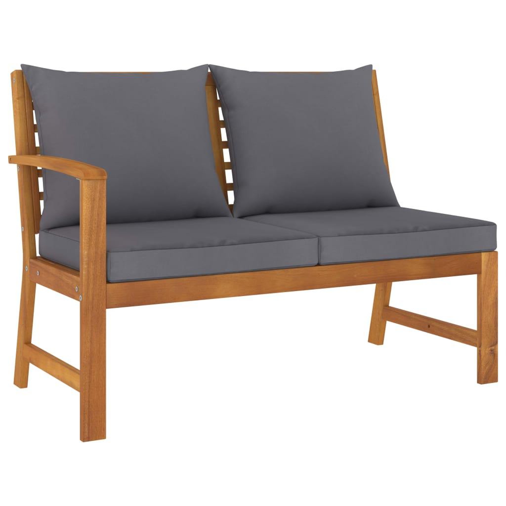 Voir la diapositive 5 : VIDAXL Salon de jardin 9 pcs avec coussin Bois d'acacia solide