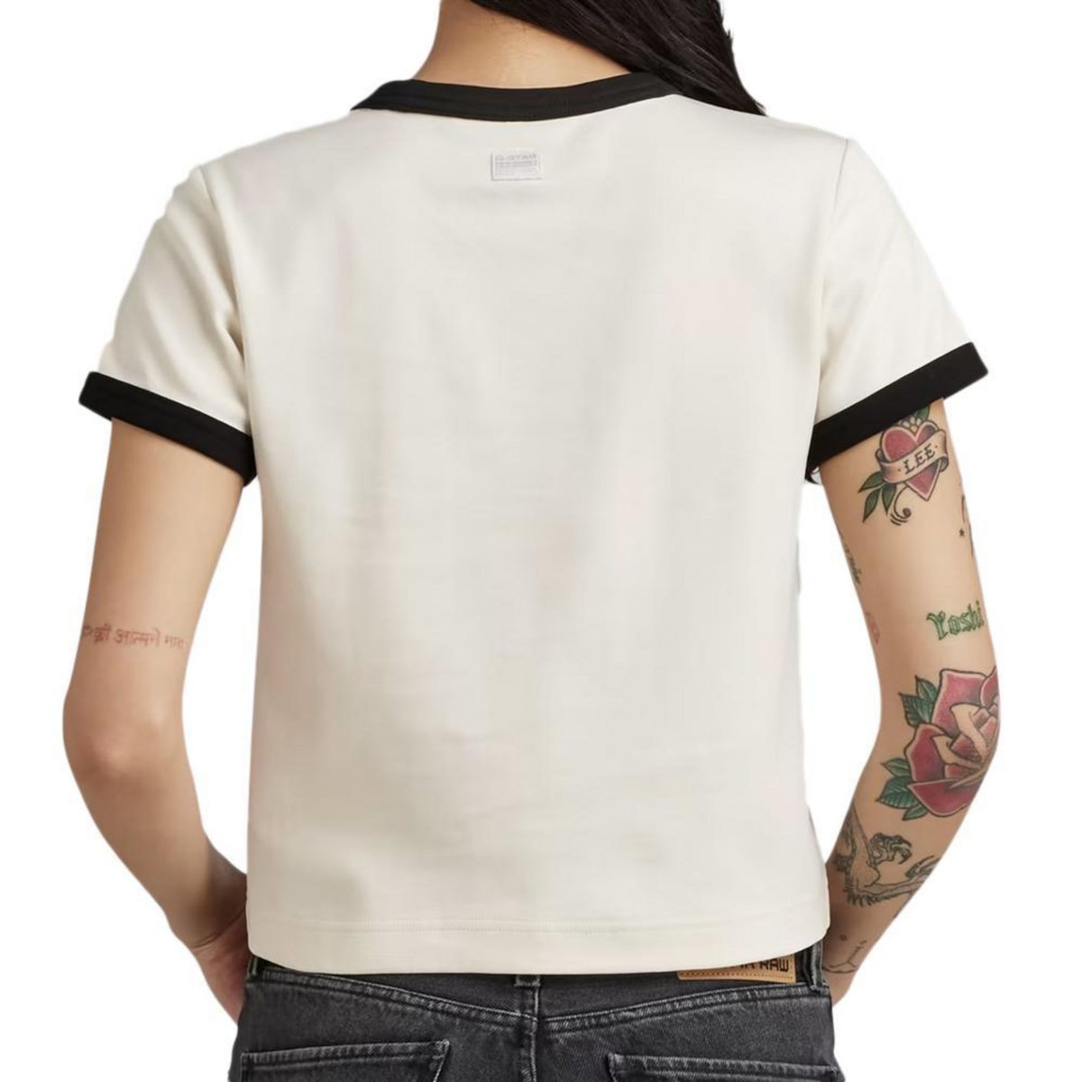 G-Star Raw T shirt  Femme G Star Raw Ringer Baby