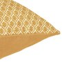 ATMOSPHERA Coussin rectangulaire en coton à motif Otto - 30 x 50 - Ocre