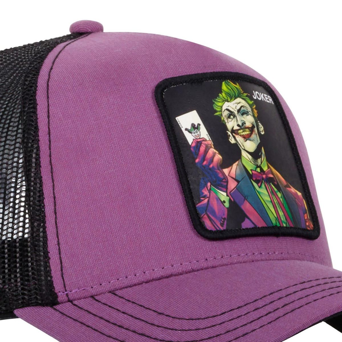 CAPSLAB Casquette homme trucker effet bamboo Dc comics Clown