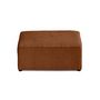 Voir la diapositive 6 : BEST MOBILIER Topaze - pouf - en tissu velours relief