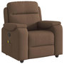 Voir la diapositive 2 : VIDAXL Fauteuil de massage inclinable Marron Tissu