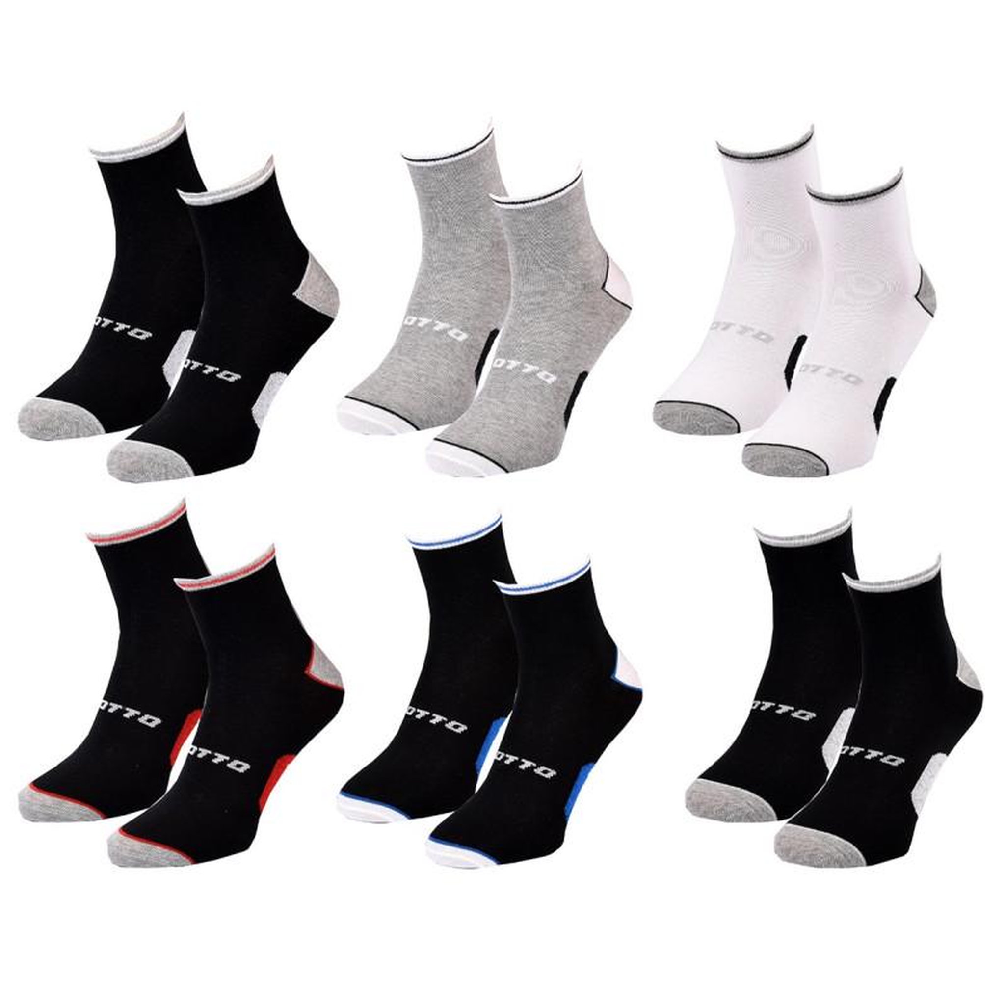 Voir la diapositive 2 : LOTTO Chaussettes Homme LOTTO