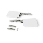 EMUCA SRL Compas pour portes relevables Altius Lift -  Relevable 4000-9000 (extra high=XH) -  Acier et plastique -  Blanc