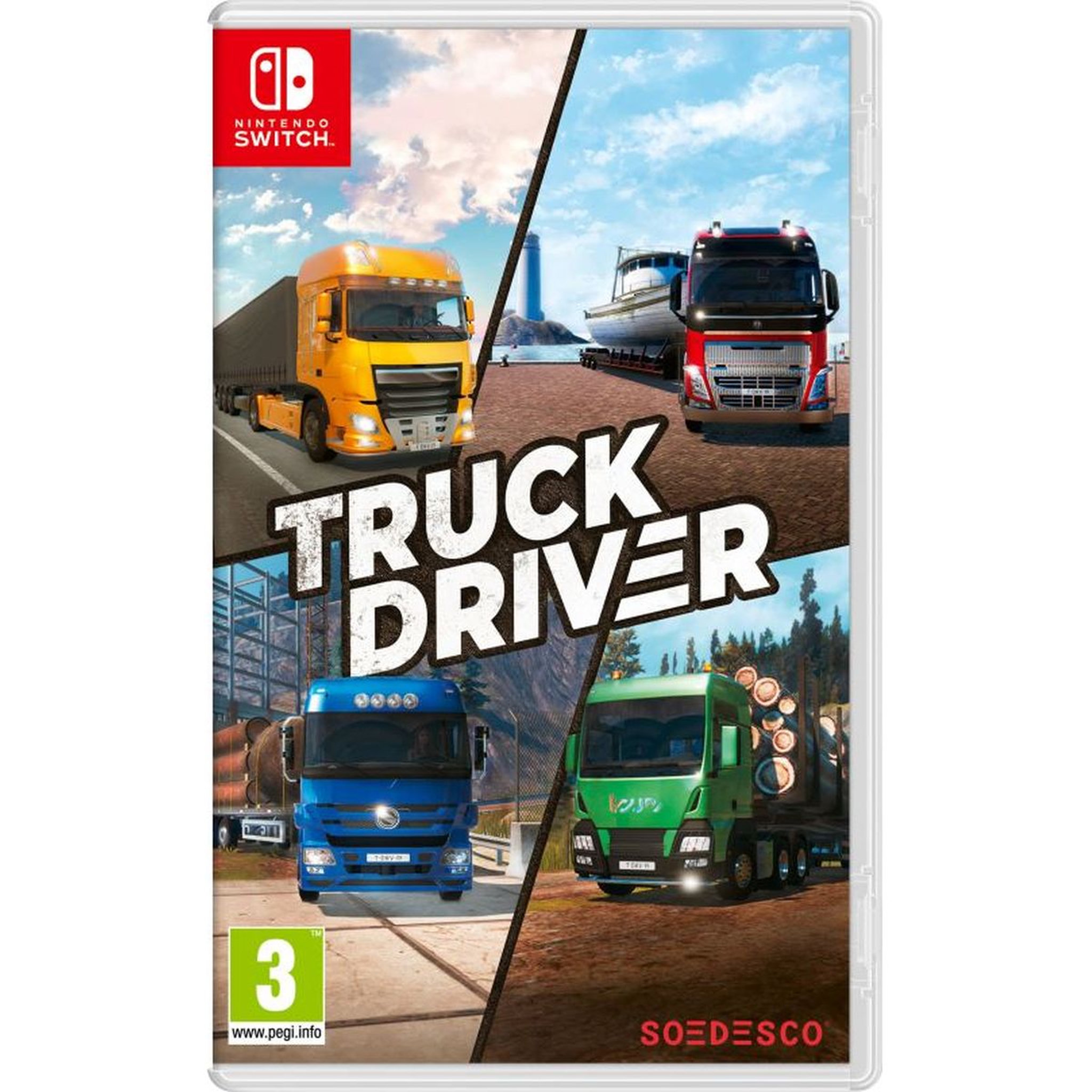 Voir la diapositive 1 : JUST FOR GAMES Truck Driver Nintendo Switch