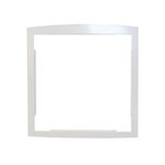 RENZ Cadre D'Encastrement H.33.6 X L.32.6 X P.3.5 Cm Renz, Blanc