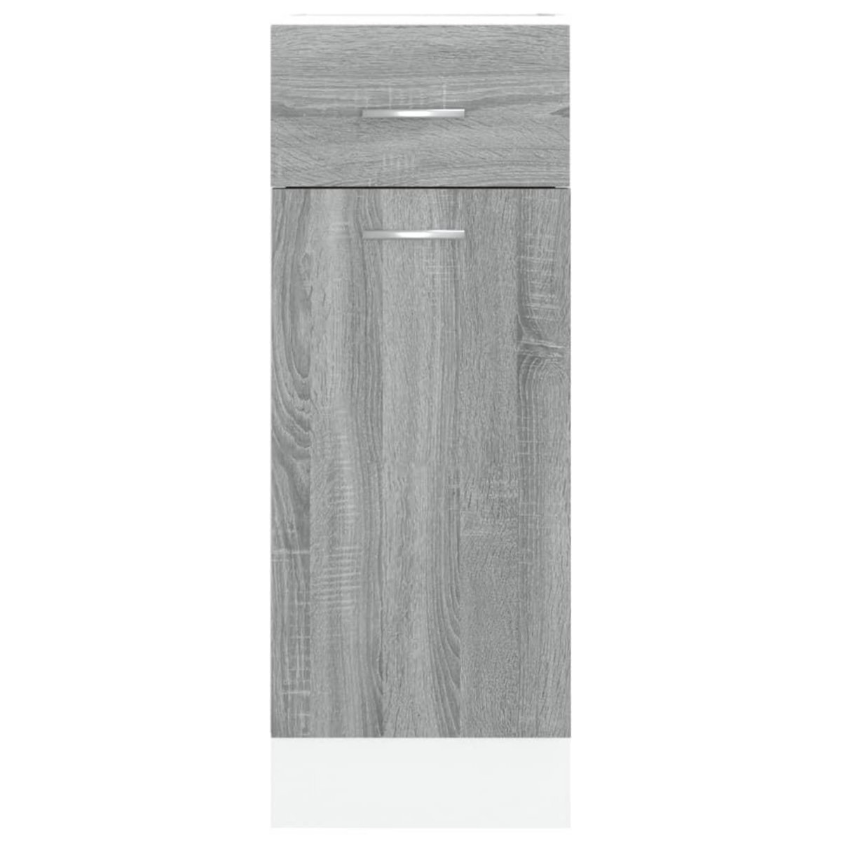 VIDAXL Armoire de plancher a tiroir Sonoma gris 30x46x81,5 cm