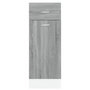Voir la diapositive 5 : VIDAXL Armoire de plancher a tiroir Sonoma gris 30x46x81,5 cm