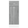 Voir la diapositive 5 : VIDAXL Armoire de plancher a tiroir Sonoma gris 30x46x81,5 cm